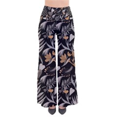   Plants And Hearts In Boho Style No  2 So Vintage Palazzo Pants by HWDesign