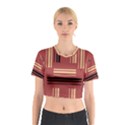 Abstract pattern geometric backgrounds   Cotton Crop Top View1