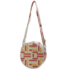 Abstract Pattern Geometric Backgrounds   Crossbody Circle Bag by Eskimos