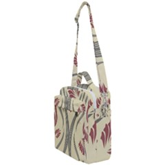 Folk Flowers Print Floral Pattern Ethnic Art Crossbody Day Bag by Eskimos