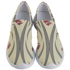 Folk Flowers Print Floral Pattern Ethnic Art Women s Lightweight Slip Ons by Eskimos