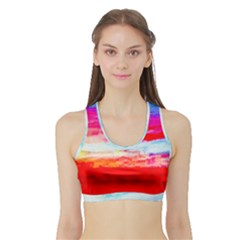 Sports Bra With Border by TheJeffers