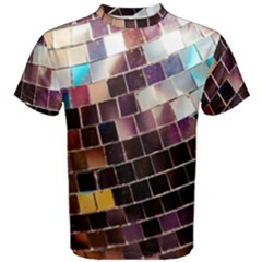 Funky Disco Ball Men s Cotton Tee by essentialimage365