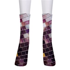 Funky Disco Ball Crew Socks by essentialimage365