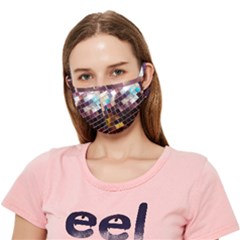 Funky Disco Ball Crease Cloth Face Mask (adult) by essentialimage365