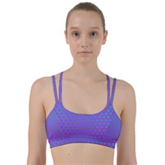 Hex Circle Points Vaporwave One Line Them Up Sports Bra by WetdryvacsLair