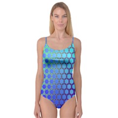 Hex Circle Points Vaporwave Three Camisole Leotard  by WetdryvacsLair