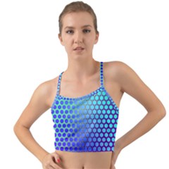 Hex Circle Points Vaporwave Three Mini Tank Bikini Top by WetdryvacsLair