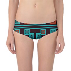 Abstract Pattern Geometric Backgrounds   Classic Bikini Bottoms by Eskimos