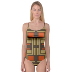 Abstract Geometric Design    Camisole Leotard  by Eskimos