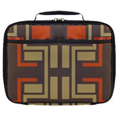 Abstract Geometric Design    Full Print Lunch Bag