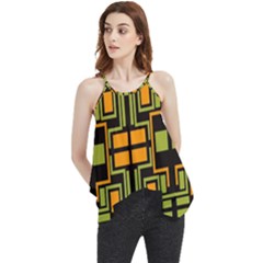 Abstract Geometric Design    Flowy Camisole Tank Top