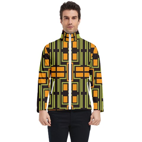 Abstract Geometric Design    Men s Bomber Jacket by Eskimos