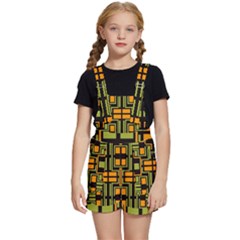 Abstract Geometric Design    Kids  Short Overalls by Eskimos