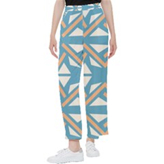 Abstract Geometric Design    Women s Pants  by Eskimos