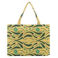 Folk flowers print Floral pattern Ethnic art Zipper Medium Tote Bag