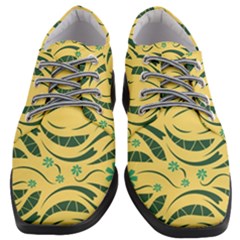 Folk Flowers Print Floral Pattern Ethnic Art Women Heeled Oxford Shoes by Eskimos