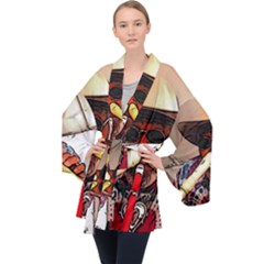 A7502d16-00ec-4c54-8555-4c8710408c05 Long Sleeve Velvet Kimono 