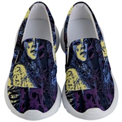 Glitch Witch Ii Kids Lightweight Slip Ons by MRNStudios