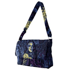 Glitch Witch Ii Full Print Messenger Bag (l) by MRNStudios