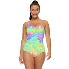 Tie Dye 1 Retro Full Coverage Swimsuit by whatiseebydawne