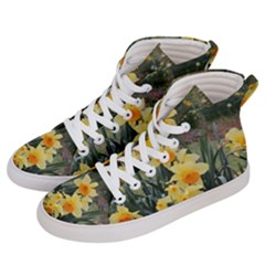 Sunny Day Women s Hi-top Skate Sneakers by thedaffodilstore
