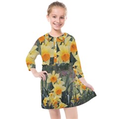 Sunny Day Kids  Quarter Sleeve Shirt Dress by thedaffodilstore