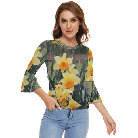 Sunny Day Bell Sleeve Top by thedaffodilstore