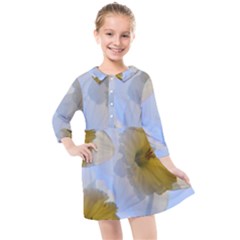 Triple Vision Kids  Quarter Sleeve Shirt Dress by thedaffodilstore