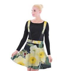 Daffodils In Bloom Suspender Skater Skirt by thedaffodilstore