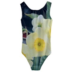 Daffodils In Bloom Kids  Cut-out Back One Piece Swimsuit by thedaffodilstore