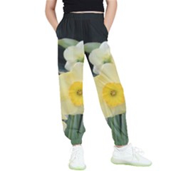 Daffodils In Bloom Kids  Elastic Waist Pants by thedaffodilstore