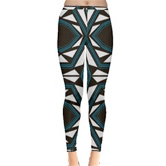 Abstract Pattern Geometric Backgrounds Inside Out Leggings