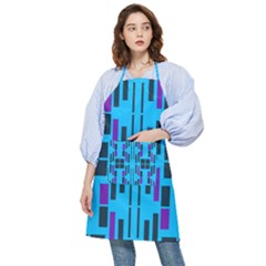 Abstract Pattern Geometric Backgrounds Pocket Apron by Eskimos