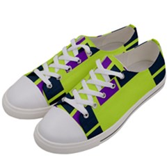 Abstract Pattern Geometric Backgrounds Women s Low Top Canvas Sneakers by Eskimos