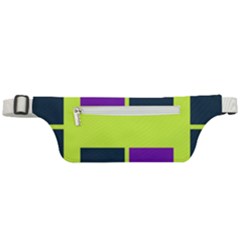 Abstract Pattern Geometric Backgrounds Active Waist Bag