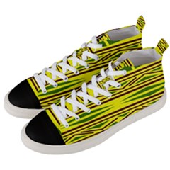 Abstract Pattern Geometric Backgrounds Men s Mid-top Canvas Sneakers by Eskimos