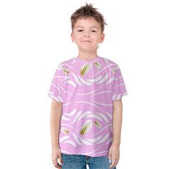 Folk flowers print Floral pattern Ethnic art Kids  Cotton Tee