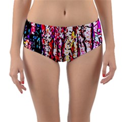 Colorful Bark Reversible Mid-waist Bikini Bottoms by 3cl3ctix