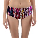 Colorful Bark Reversible Mid-Waist Bikini Bottoms View1