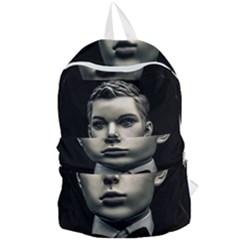 Evil Boy Manikin Portrait Foldable Lightweight Backpack by dflcprintsclothing