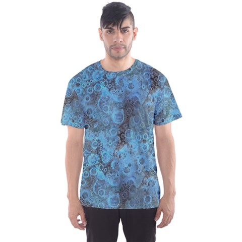 Abstract Surface Texture Background Men s Sport Mesh Tee by dflcprintsclothing