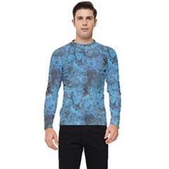 Abstract Surface Texture Background Men s Long Sleeve Rash Guard by dflcprintsclothing