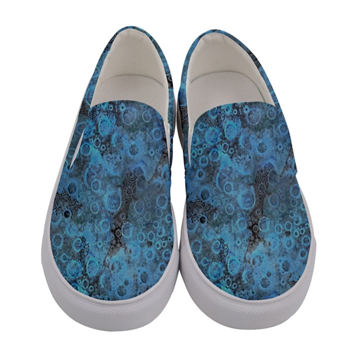 Abstract Surface Texture Background Women s Canvas Slip Ons