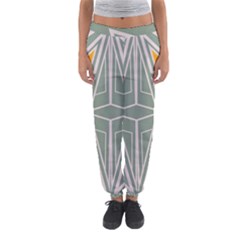 Abstract Pattern Geometric Backgrounds Women s Jogger Sweatpants by Eskimos