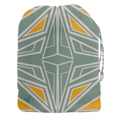 Abstract Pattern Geometric Backgrounds Drawstring Pouch (3xl) by Eskimos