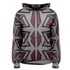 Abstract Pattern Geometric Backgrounds Women s Pullover Hoodie by Eskimos