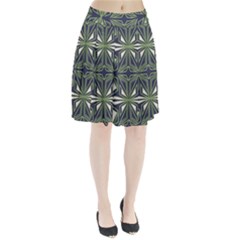 Abstract pattern geometric backgrounds Pleated Skirt