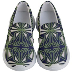 Abstract pattern geometric backgrounds Kids Lightweight Slip Ons