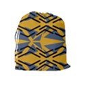 Abstract pattern geometric backgrounds Drawstring Pouch (XL) View2